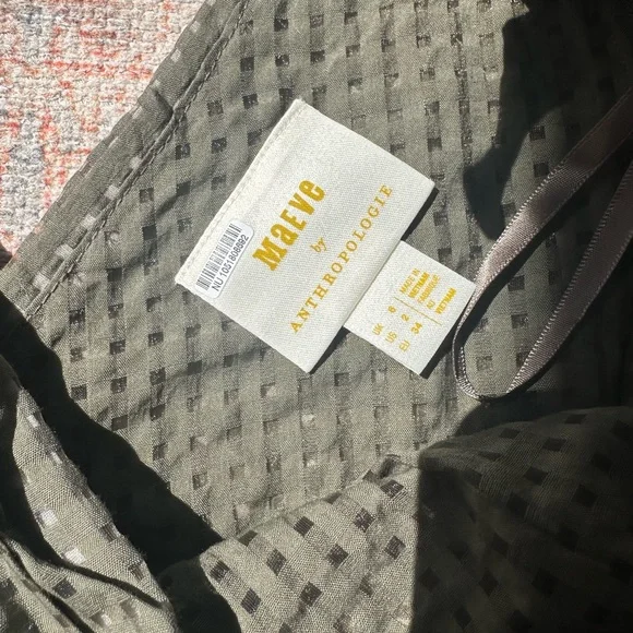 Elegant Green Top - Anthropologie - Picture 4 of 6